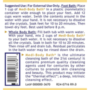 Medi-Body Bath (19 oz/bottle) Powder