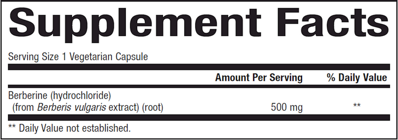 WellBetX Berberine (500 mg) (120 Capsules)