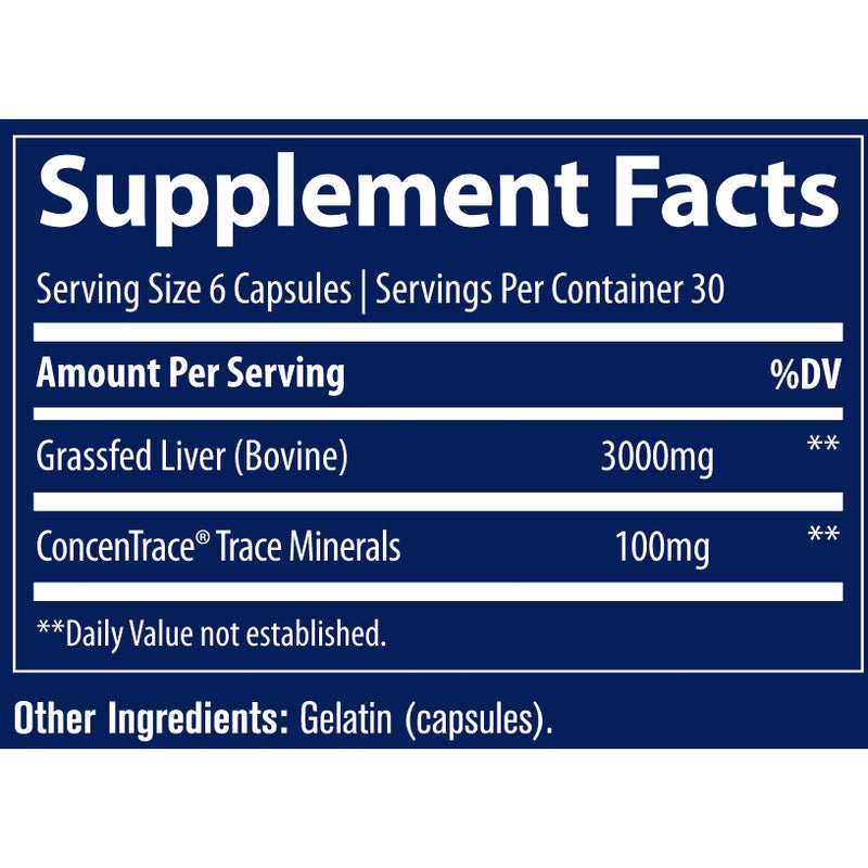 TMAncestral Beef Liver (180 Capsules)