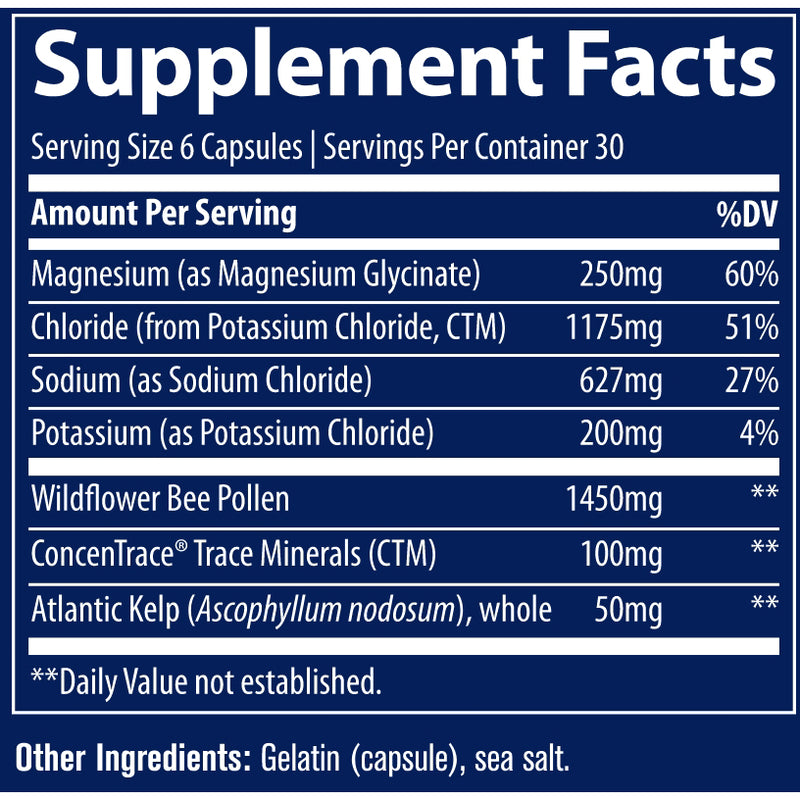 Wholefood Minerals (180 Capsules)