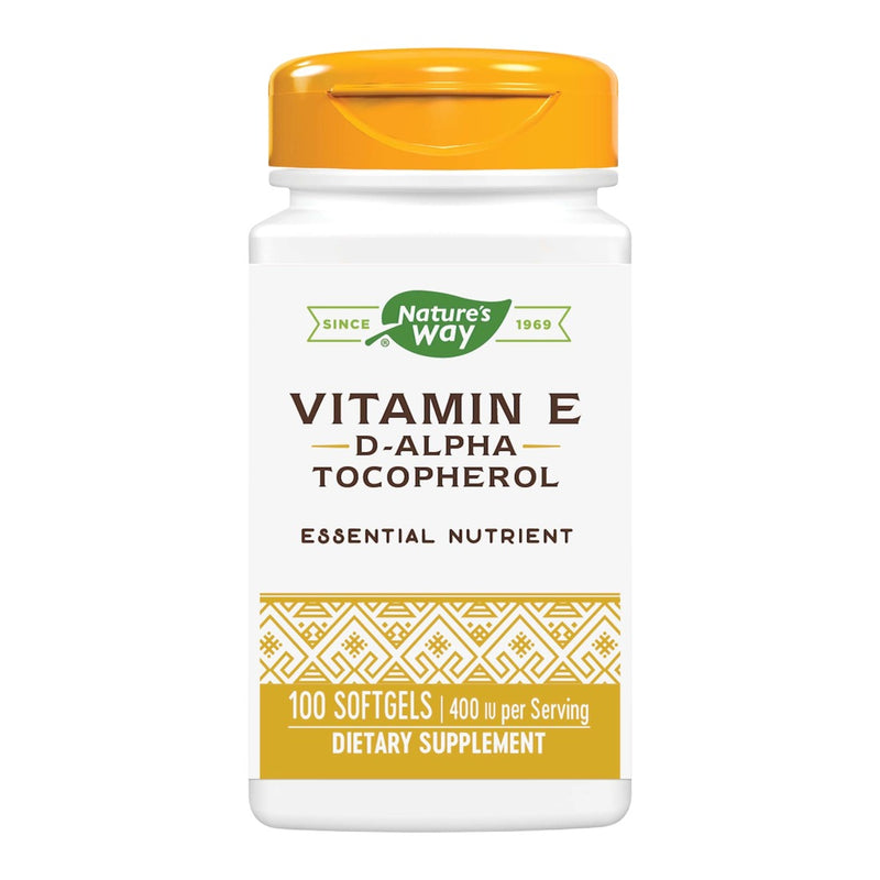 Vitamin E D-Alpha Tocopherol (100 Softgels)