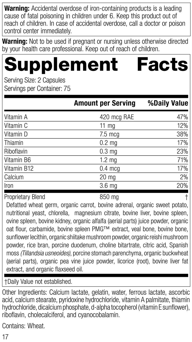 Catalyn® with Iron, 150 Capsules