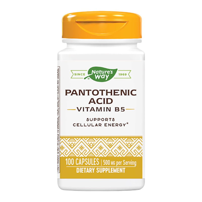Pantothenic Acid (100 Capsules)