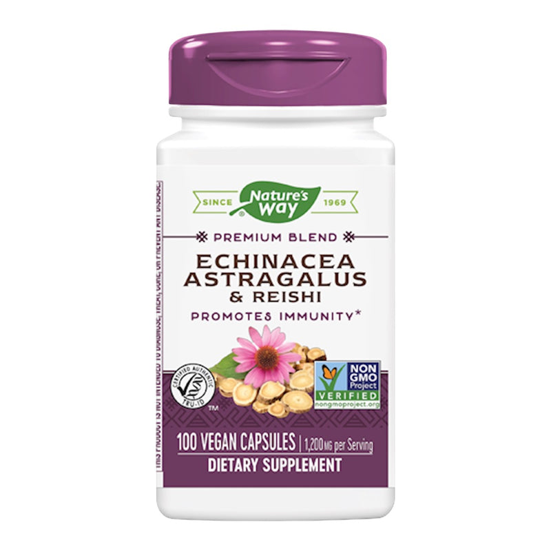 Echinacea Astragalus & Reishi (100 Capsules)