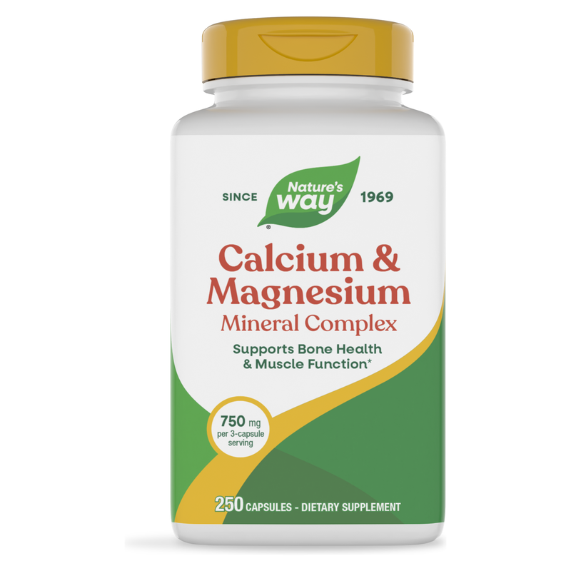 Calcium & Magnesium (250 Capsules) — Nature's Way