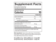 +PlusCBD Aura Illuminate Gummies (10 mg CBD | 10 mg THC) (Mountain Berry) (20 ct Pouch) — Supplement Facts