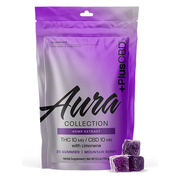 +PlusCBD Aura Illuminate Gummies (10 mg CBD | 10 mg THC) (Mountain Berry) (20 ct Pouch)