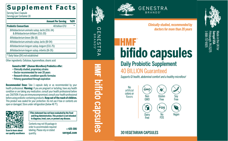 HMF Bifido Capsules (30 Capsules)