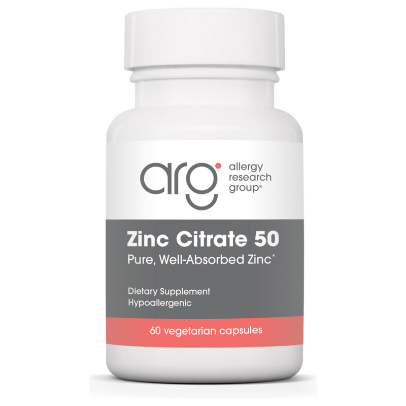 Zinc Citrate (50 Mg) (60 Capsules)