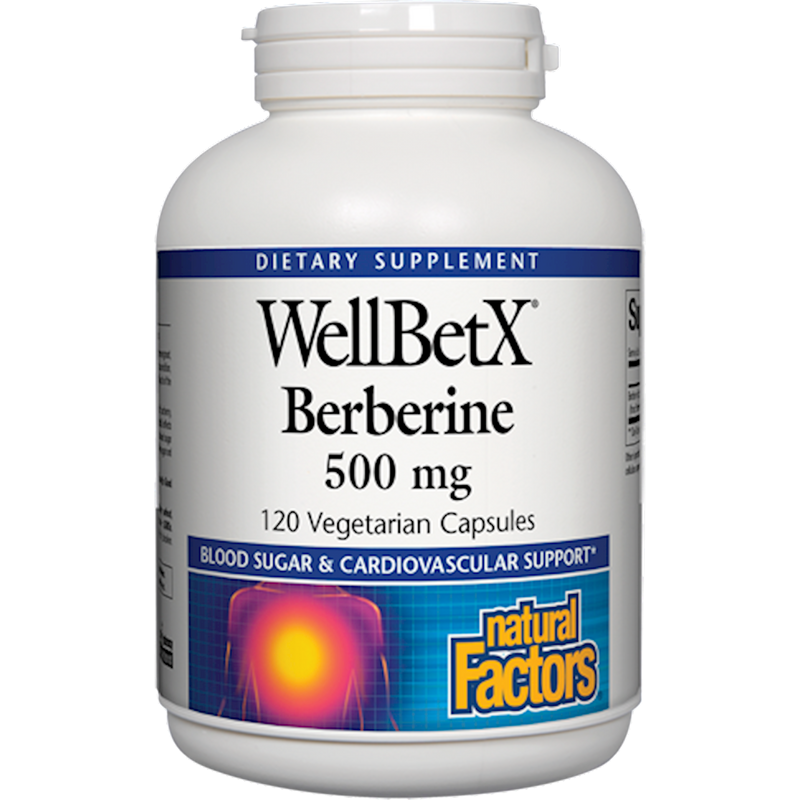 WellBetX Berberine (500 mg) (120 Capsules)