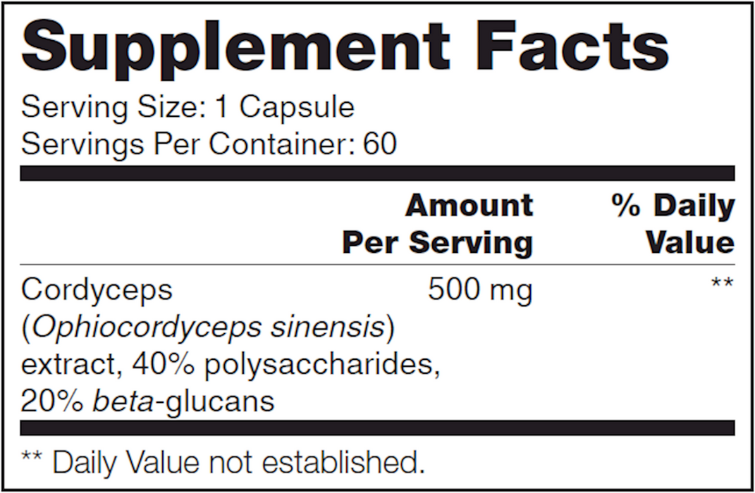 Cordyceps SAP (60 Capsules)