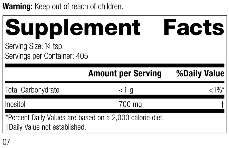 Inositol Powder, 10 oz (284 g)