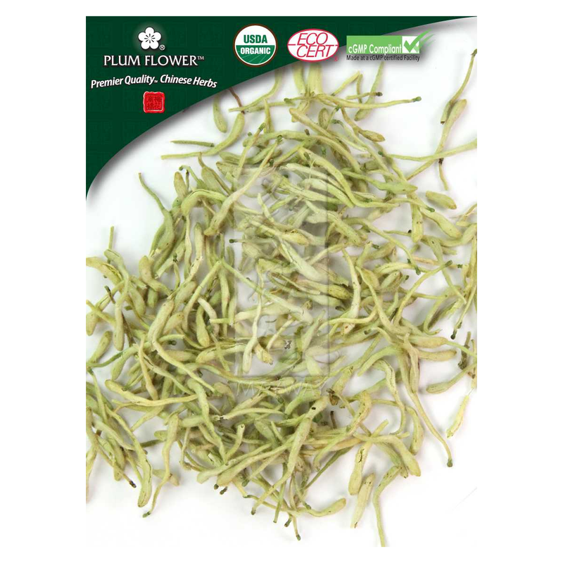 Jin Yin Hua, unsulfured - Certified Organic