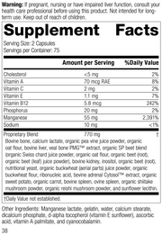 Ligaplex® I, 150 Capsules, Rev 36 Supplement Facts