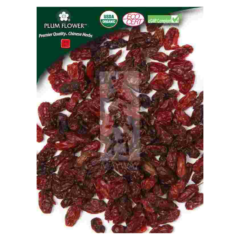 Shan Zhu Yu, unsulfured - Certified Organic
