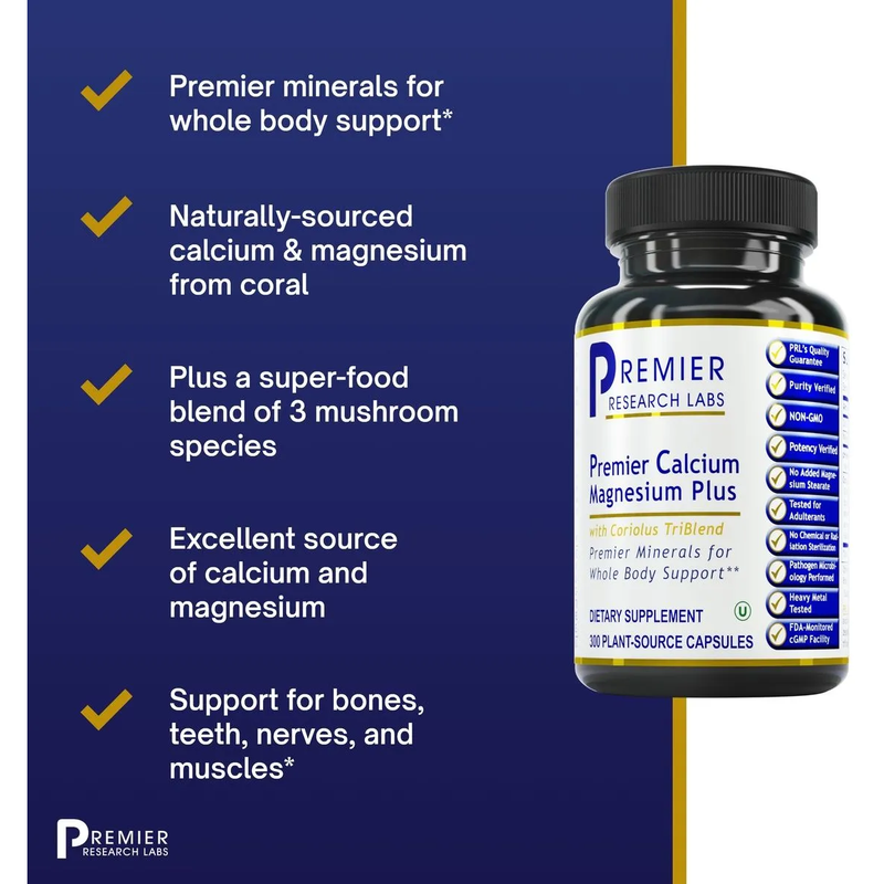 Calcium Magnesium Plus (300 Capsules)