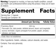 Multizyme®, 90 Capsules