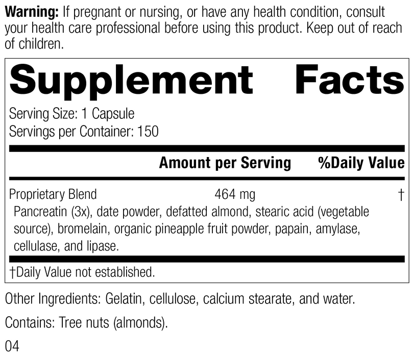 Multizyme®, 150 Capsules