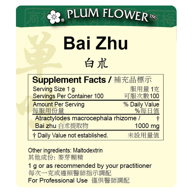 Bai Zhu extract granule