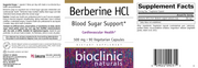 Berberine HCL (90 Capsules)