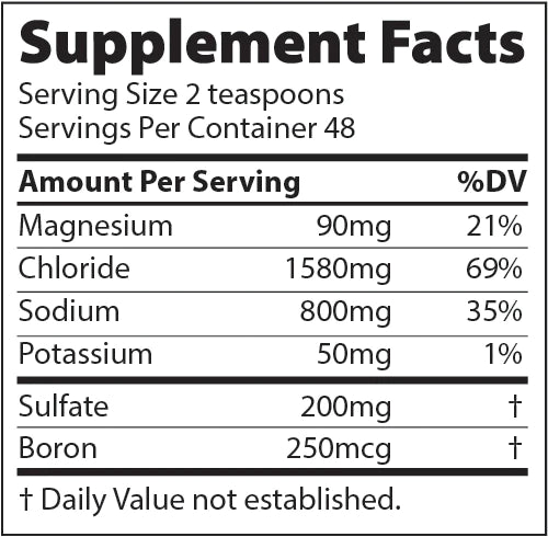 Utah Sea Minerals (16 Fluid Ounces)