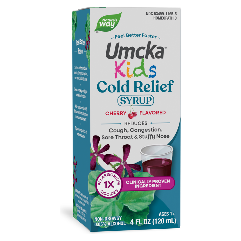 Umcka ColdCare Kids Syrup Cherry (120 ml) — Nature's Way