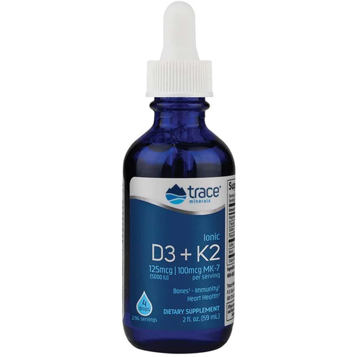 Ionic Vitamin D3 + K2 (2 Fluid Ounces)-Vitamins & Supplements-Trace Minerals-Pine Street Clinic
