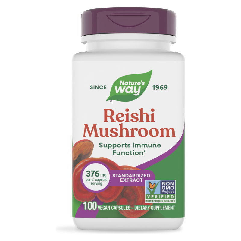 Reishi Standardized (100 Capsules) — Nature's Way