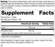 Organically Bound Minerals-Organic, 180 Tablets