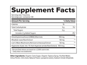 +PlusHLTH Clarity Gummies (Cherry Plum) (30 Gummies) — Supplement Facts