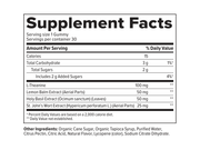 +PlusHLTH Peace Gummies (Black Raspberry) (30 Gummies) — Supplement Facts