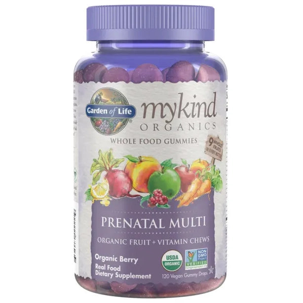 mykind Organics Prenatal (Multi-Berry) (120 Gummies)