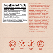 Valerian Nighttime™ (100 Tablets) — Supplement Facts