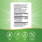 HeartCare™ Standardized Hawthorn (120 Tablets) — Supplement Facts