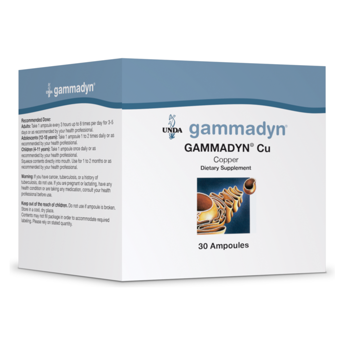 Gammadyn Cu (Copper) (30 Ampoules)