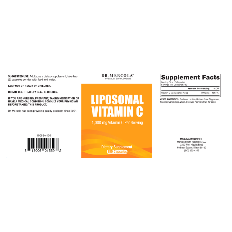 Liposomal Vitamin C (180 Capsules)