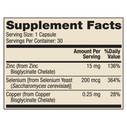 Zinc Plus Selenium (30 Capsules)