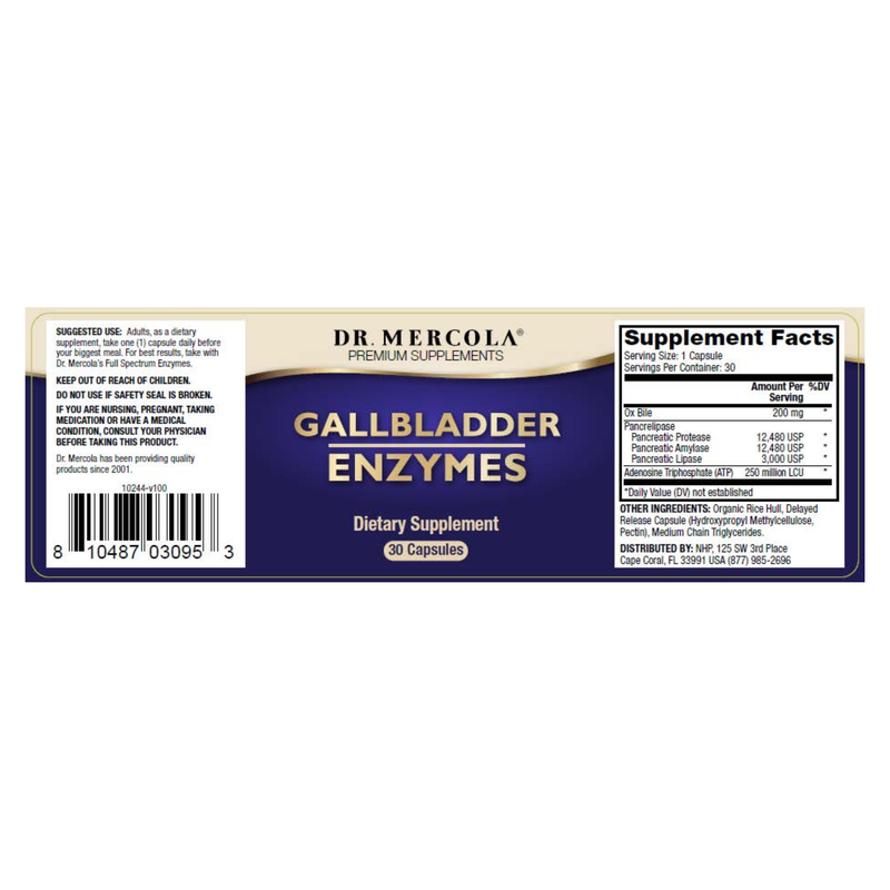Gallbladder Enzymes (30 Capsules)