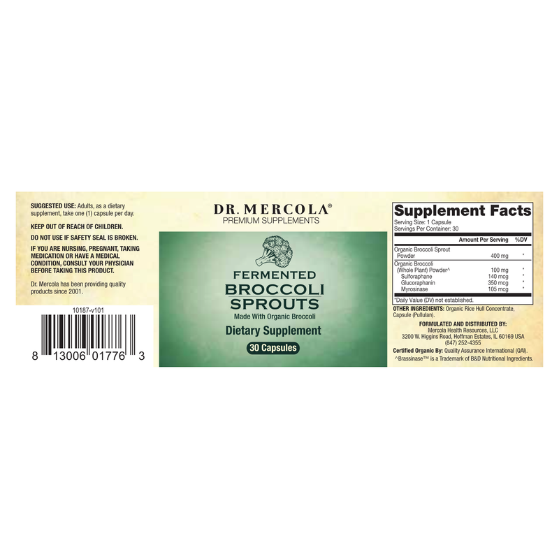 Fermented Broccoli Sprouts (30 Capsules)