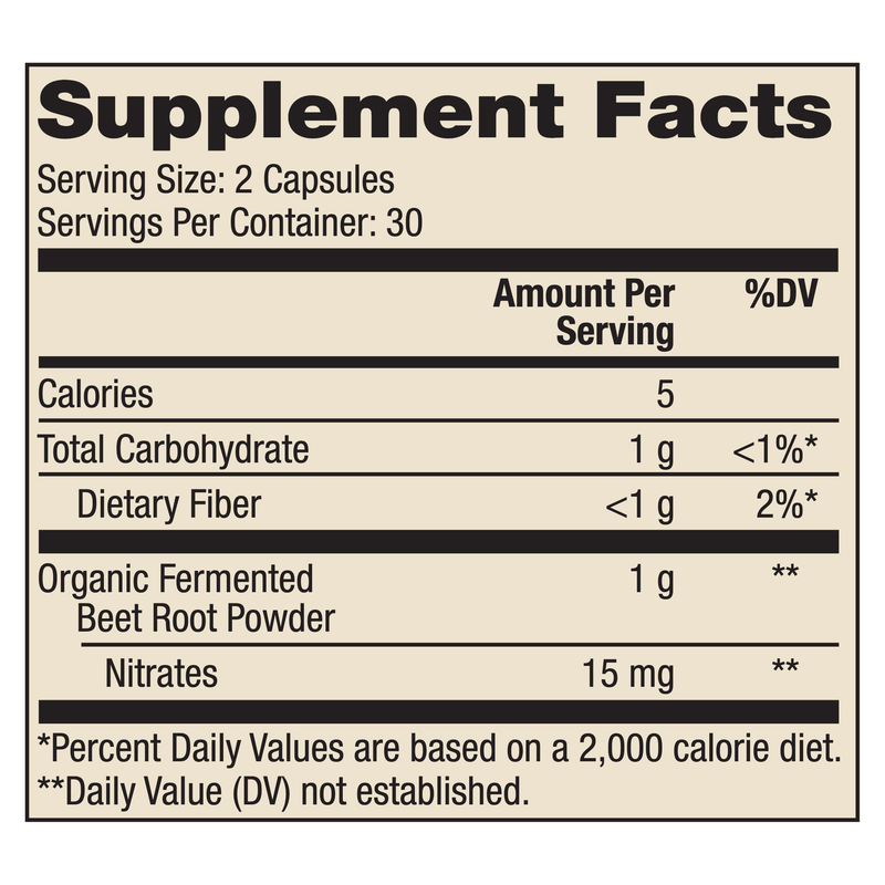 Organic Fermented Beets (60 Capsules)