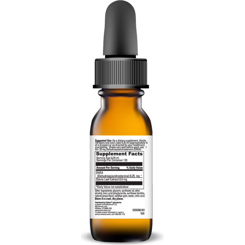 Liposomal Dhea (1 1 ml) supplement facts