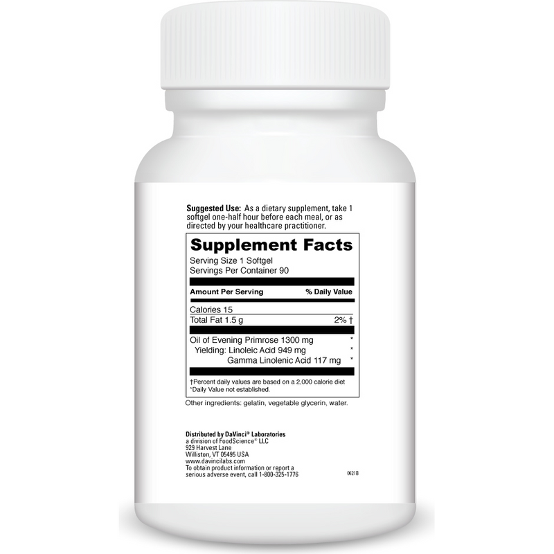 Gamma-Lin 1300 (90 Softgels) supplement facts
