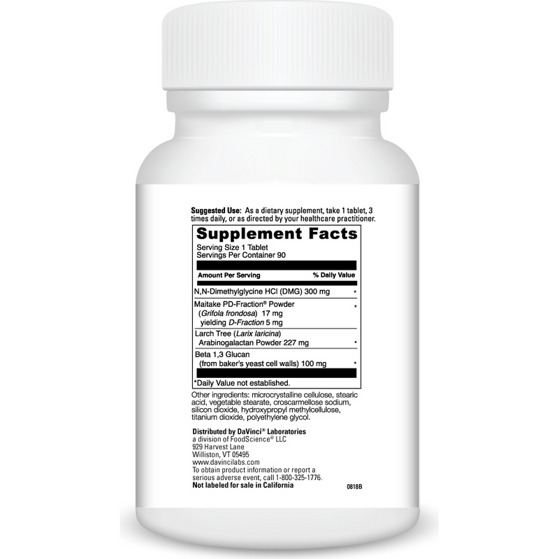Immuno-Dmg (90 Tablets) supplement facts