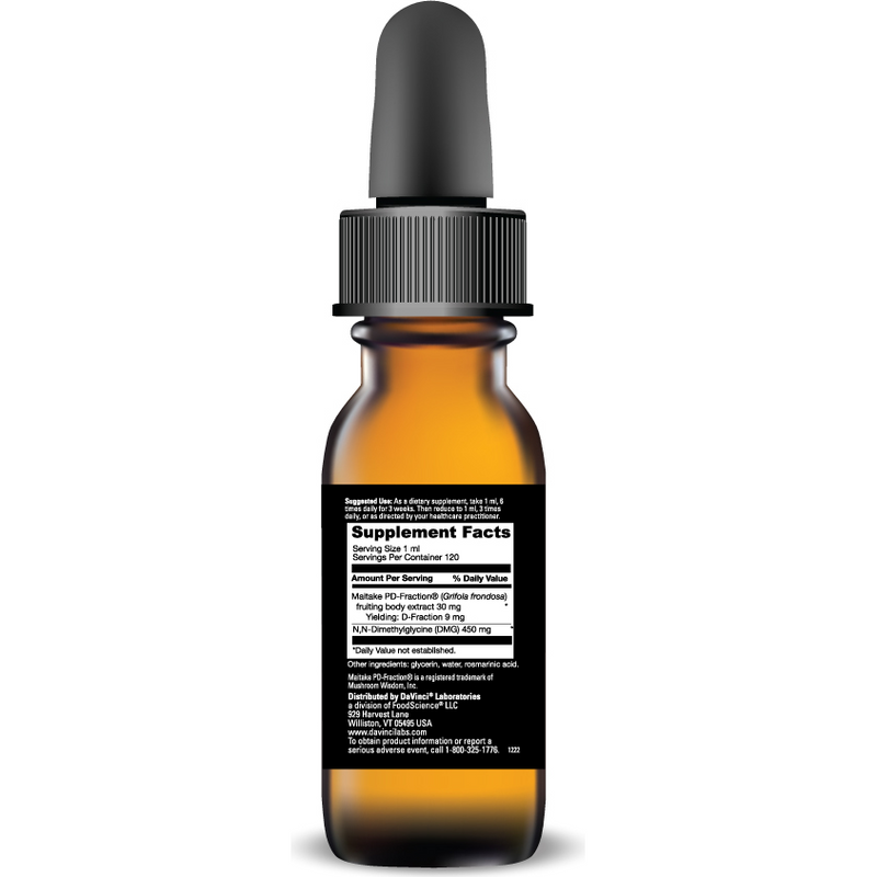 Maitake-Dmg Liquid
 (120 1 ml) supplement facts