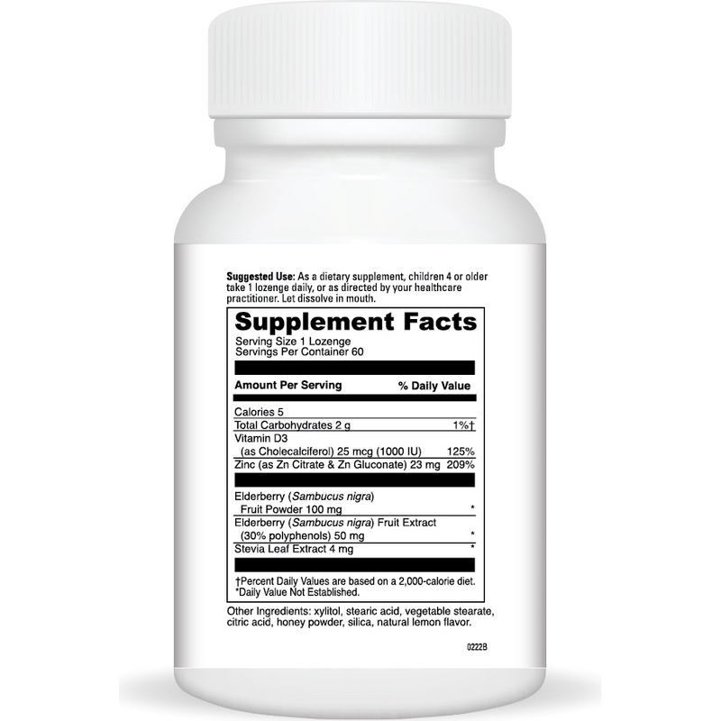 Immuni-Z (60 Lozenge) supplement facts