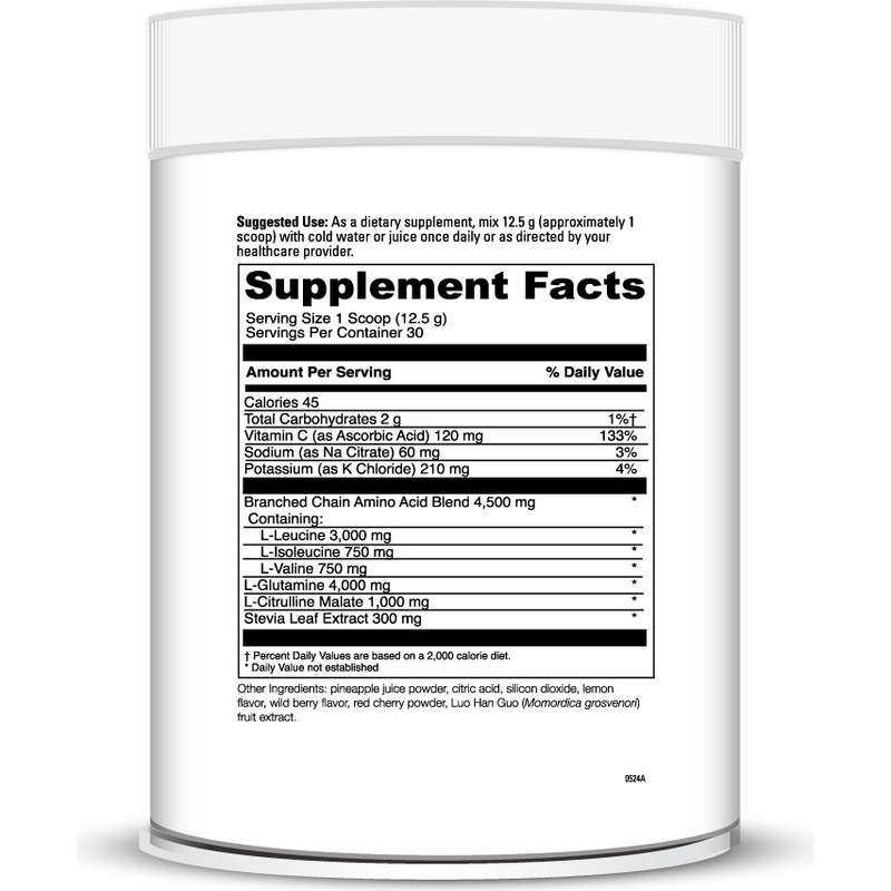 Maxi-Bcaa (30 12.5 g scoop) supplement facts