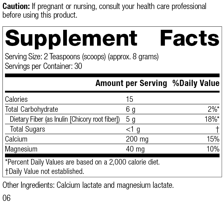 Prebiotic Inulin, 9 oz (255 g)