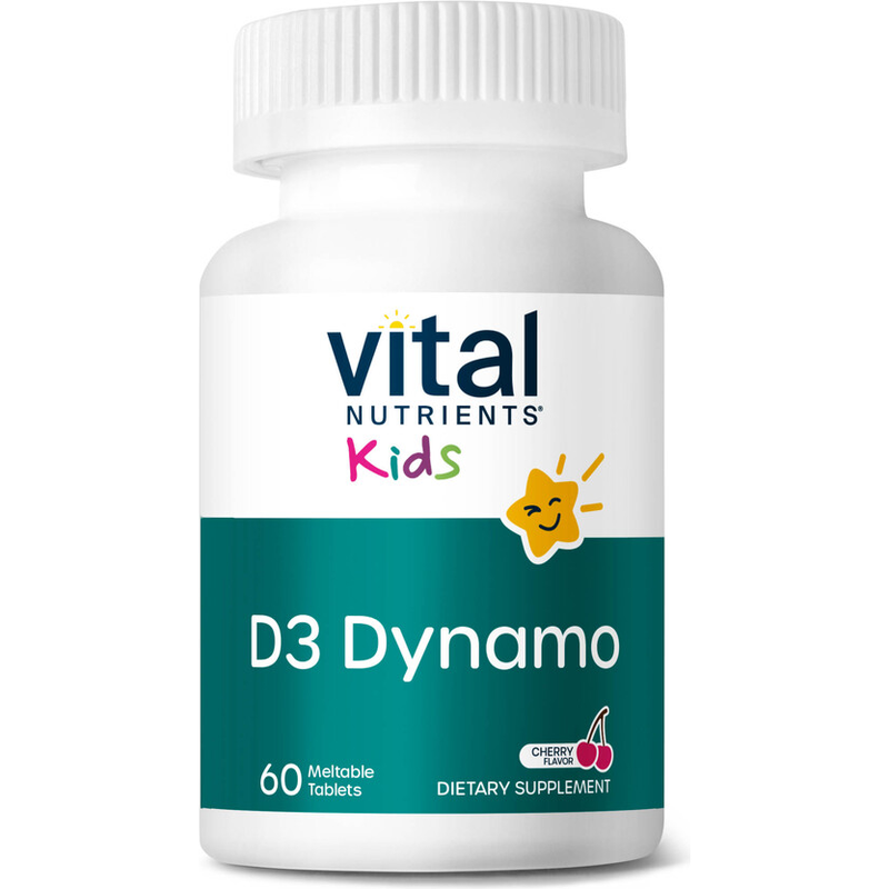D3 Dynamo Meltable Tablets, Vitamin D, Cherry (60 Tablets)