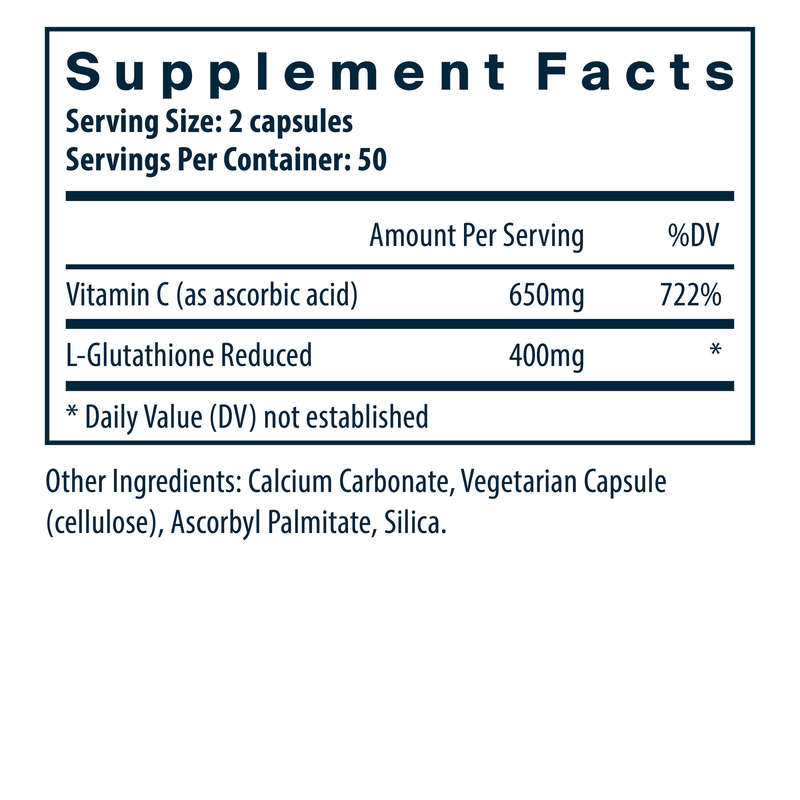 Glutathione 400 mg (100 Capsules)
