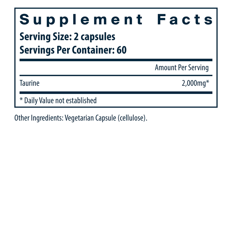 Taurine 1000 mg (120 Capsules)